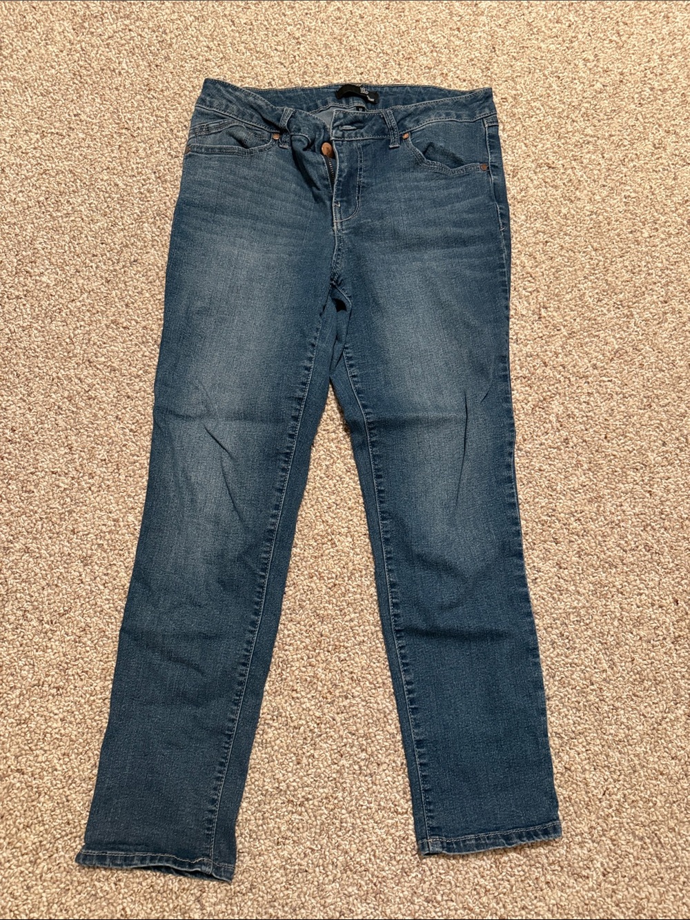 1822 Denim Women's Dark Blue Straight Leg Jeans